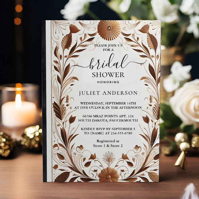 Invitation Une vieille Fête des mariées de couverture du club (Créateur téléchargé)