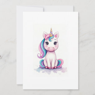 Invitation unicorn