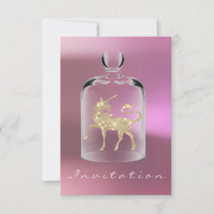 Invitation Unicorn Anniversaire Filles Nuit Sortir de la fête