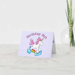 Invitation Unicorn Arc en ciel Anniversaire Fille remplir l'i