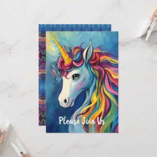 Invitation Unicorne