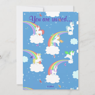 Invitation Unicornes joueuses