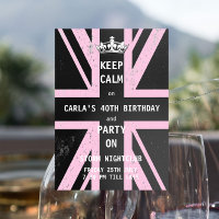 Union Jack UK Flag Female's Birthday Party