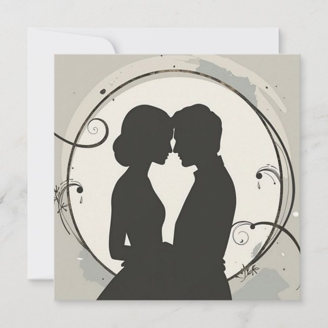 Invitation Union moderne minimale (Devant)