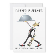 Invitation unique à un dîner / rassemblement