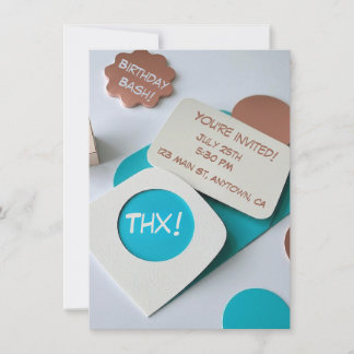 Invitation Unique et distinctif Conception d'invitation d'ann