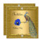 Invitation Unique et Élégante Gold et Peacock