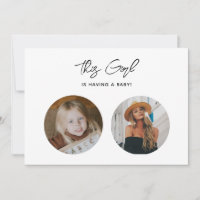 Unique Funny Elegant Vieux Baby shower photo