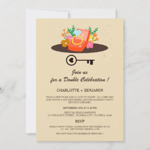 Invitation unique pour une pendaison de crémaillèr