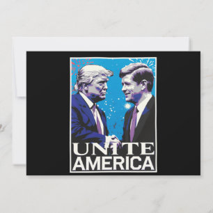 Invitation Unir l'Amérique Icône Trump 