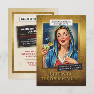 Invitation Unité des Crimes des Fêtes – Vierge Marie, Gentil 