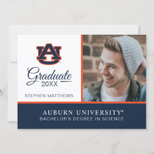 Invitation Université d'Auburn Graduation