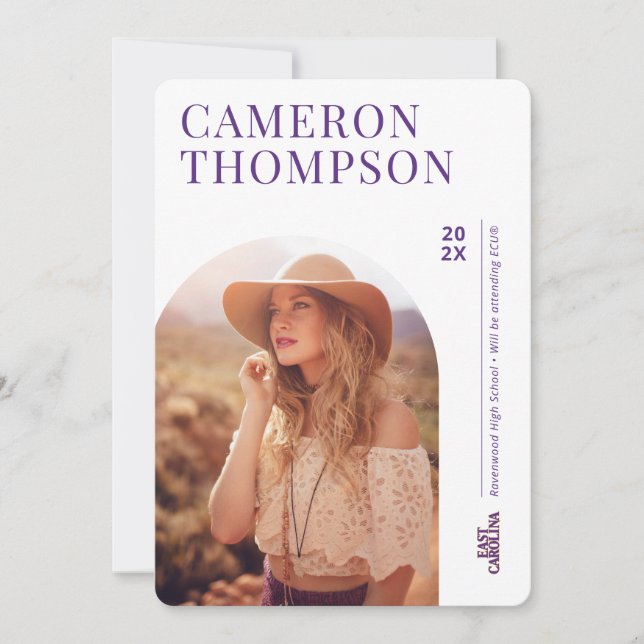 Invitation Université de Caroline de l'Est | Caroline de l'Es (Devant)