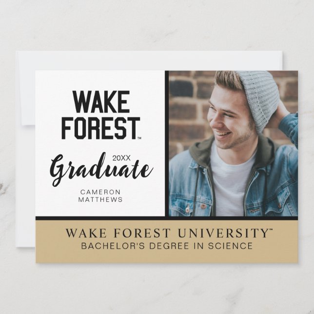 Invitation Université Wake Forest | Wake Forest (Devant)