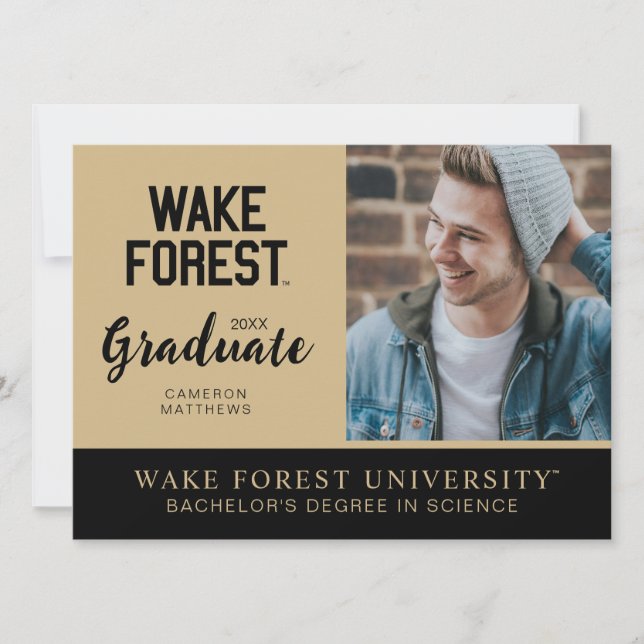 Invitation Université Wake Forest | Wake Forest (Devant)