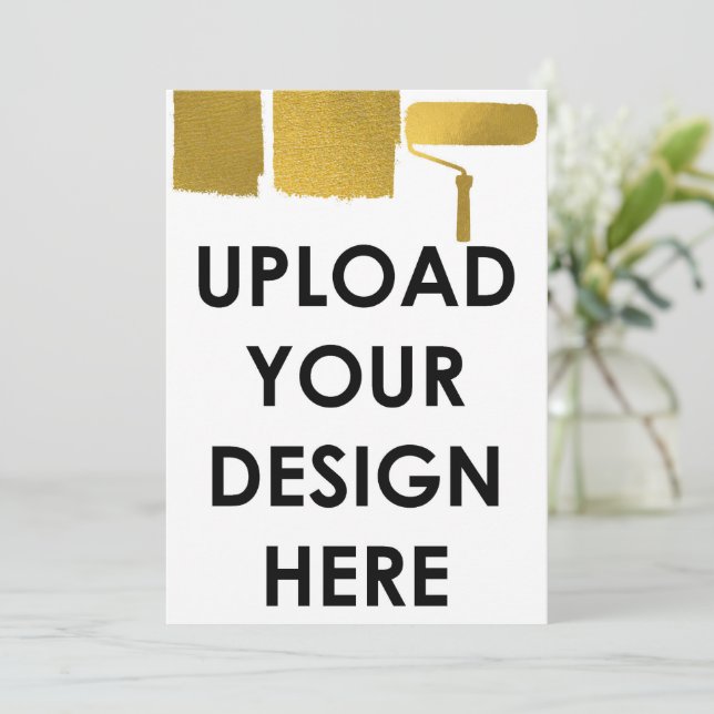 Invitation Upload Custom 5x7" Blank Promotional Business (Debout devant)