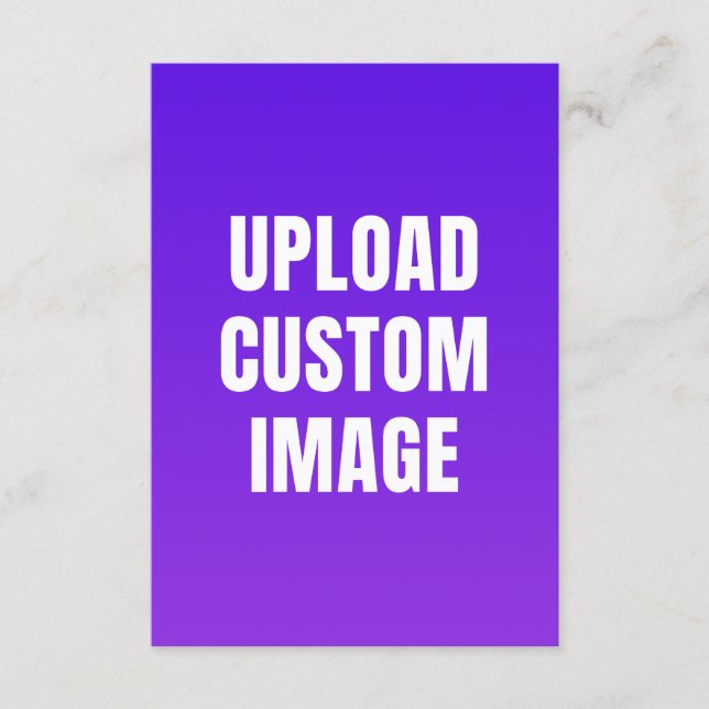 Invitation Upload Custom Image - Add Your Own To Print On A (Devant)