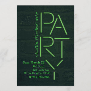 Invitation urbaine de lueur de mur de briques au