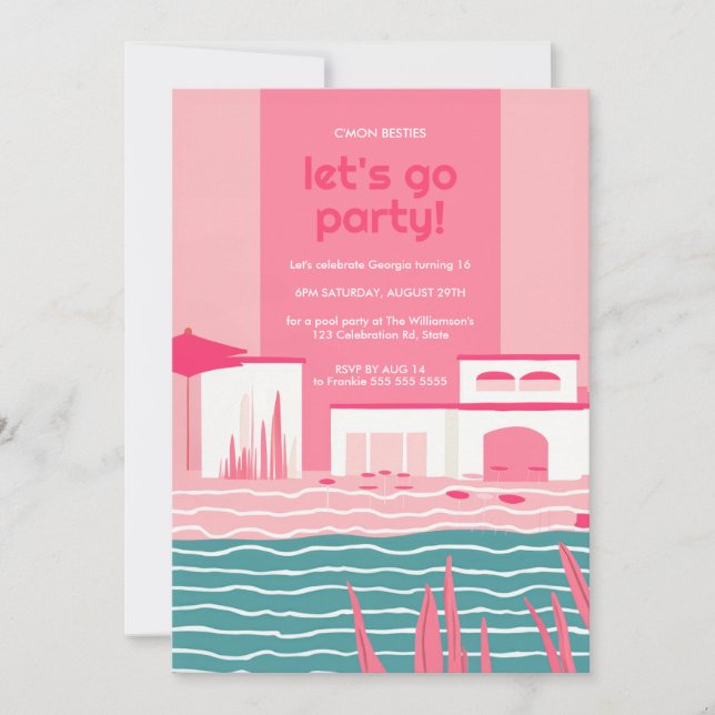 Invitation V2 personnalisé pour Tathyana (Devant)