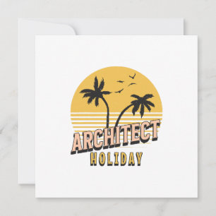 Invitation Vacances d'architecte