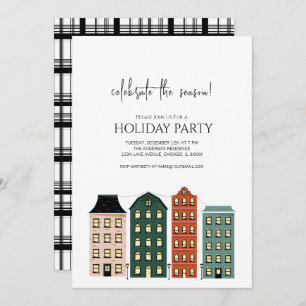 Invitation Vacances de Noël modernes