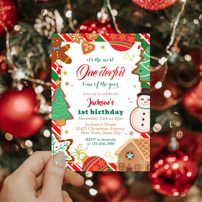 Invitation Vacances d'hiver Noël merveilleux Anniversaire (Créateur téléchargé)