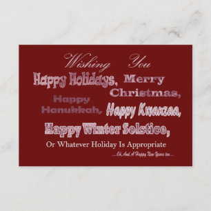 Invitation Vacances multi blanches rouges