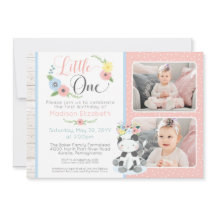 Vache bébé premier anniversaire Fluale Veau Collag