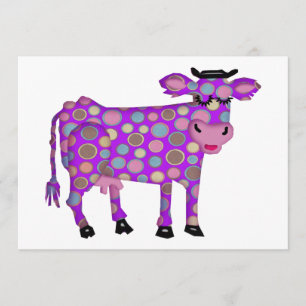 Invitation Vache pourpre