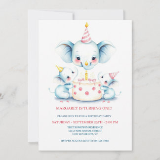 Invitation Vache Sainte Boho Végétation Highland Vache 1er An