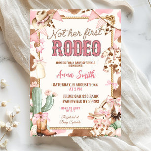 Invitation Vacheronne Rose Ce N'est Pas Son Premier Rodéo Béb