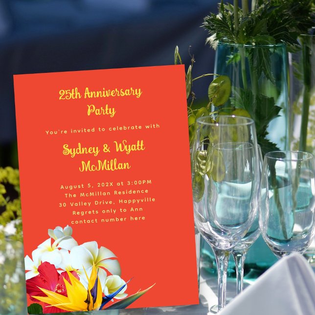 Invitation Vaches de l'anniversaire tropical hawaïen (Créateur téléchargé)