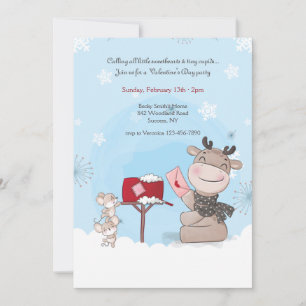 Invitation Valentine pour les enfants