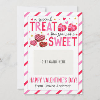 Invitation Valentine Teacher Appreciation Gift Card Holder