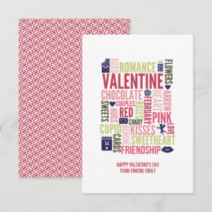 Invitation Valentine Words Classroom