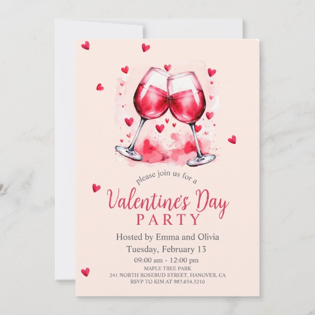 Invitation Valentine's Day Party (Devant)