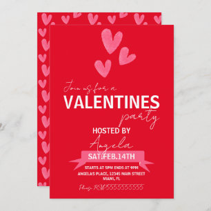 Invitation Valentines Day Party Event Business Corporate