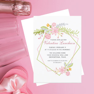 Invitation Valentines Jour Dames Déjeuner Chic Galentines