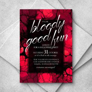 Invitation Vampire Red Halloween