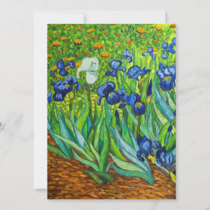 Invitation Van Gogh Irises