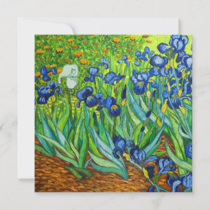 Invitation Van Gogh Irises