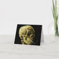 Van Gogh squelette fumant