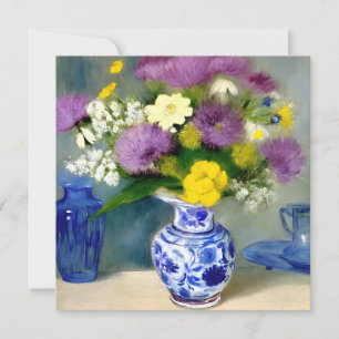 Invitation Vase tranquille des fleurs Imprimer