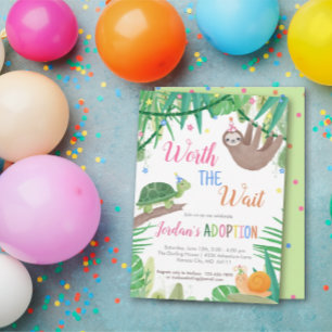 Invitation Vaut la peine d'attendre l'invitation de la partie