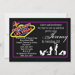 Invitation Vegas 21