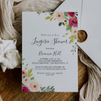 Végétal Rose Blush Floral Bridal Douche Lingerie