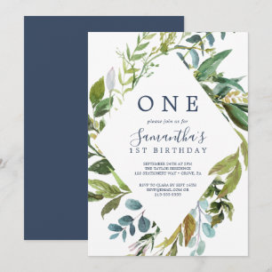 Invitation Végétation d'été Diamond Wreath Premier anniversai