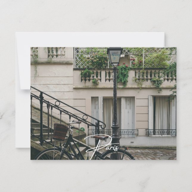 Invitation Vélo de Paris (Paris) (Devant)