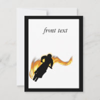 Vélo Off Road Dirt avec flammes