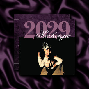 Invitation Velvet Grad   Amethyst Purple Moody Grunge Photo